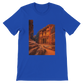 True royal Petra Jordan animated landmark t shirt with vibrant travel art premium cotton durable DTG print modern unisex streetwear style loved by adventure seekers and cultural heritage fashion fans