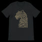 Black Sacred Hunt t-shirt from the Calligraphy Style collection with striking calligraphic print on soft Airlume combed cotton. Fashion-forward unisex streetwear shirt with cultural expression graphics, DTG printing clarity, and side-seamed tailored construction. Ideal for everyday casual wear, urban outfits, spiritual art fashion, and identity-focused clothing. Sustainable print-on-demand black tee for creative and modern wardrobes.