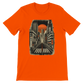 Orange Tokyo Nights animated t shirt with stunning neon Japanese skyline print stylish unisex cotton shirt eco friendly high quality DTG printed design ideal for Tokyo culture lovers travelers anime enthusiasts and modern streetwear outfits