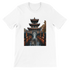 White Ancient Chinese Mega Bridge animated style t-shirt with premium soft cotton fabric unisex streetwear fit vibrant DTG printed design inspired by iconic Asian architecture perfect for travel lovers and cultural fashion enthusiasts eco friendly casual wear