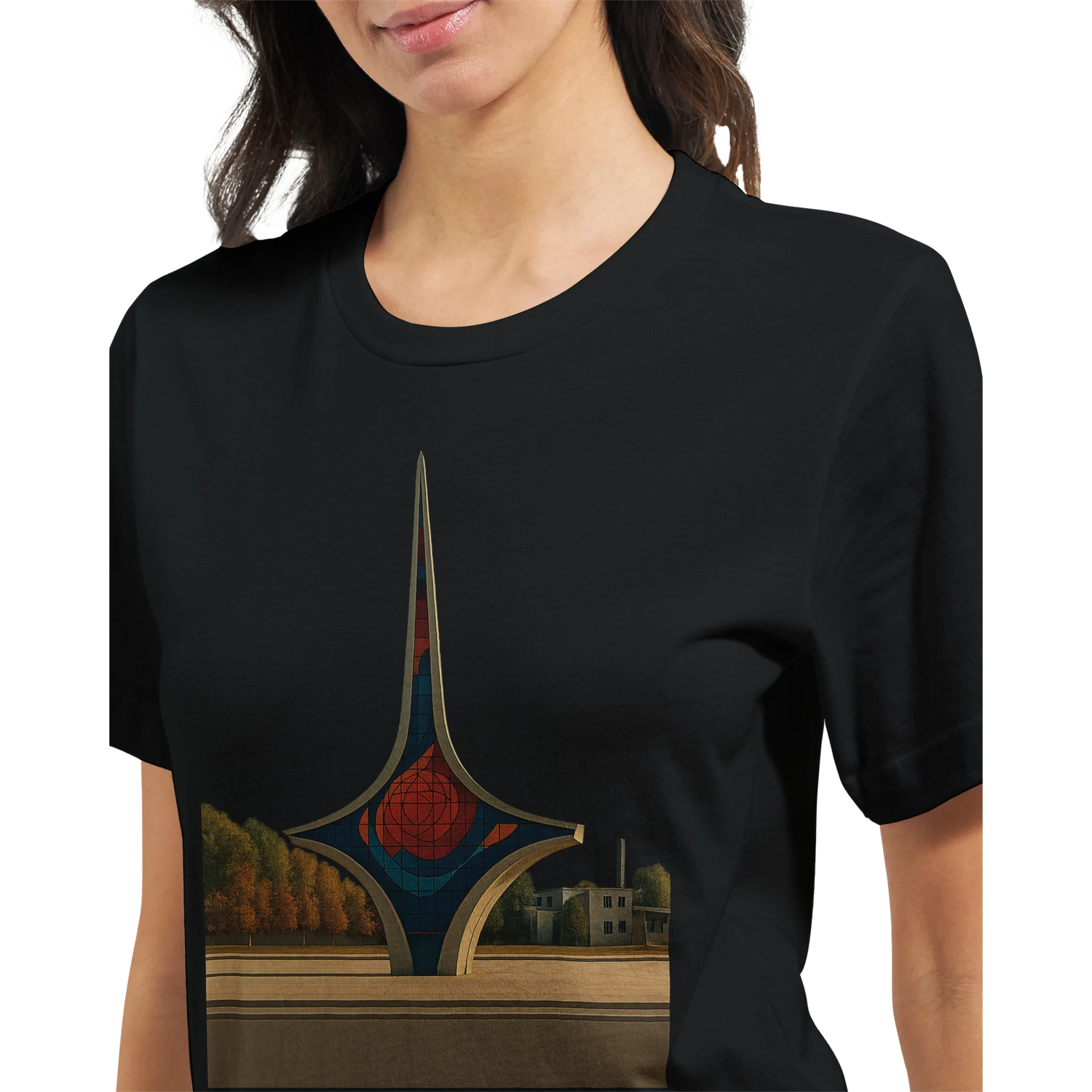 Premium Damascus Syria sword art T Shirt in animated style soft cotton unisex streetwear top for travelers art lovers and history inspired fashion seekers available in multiple colors