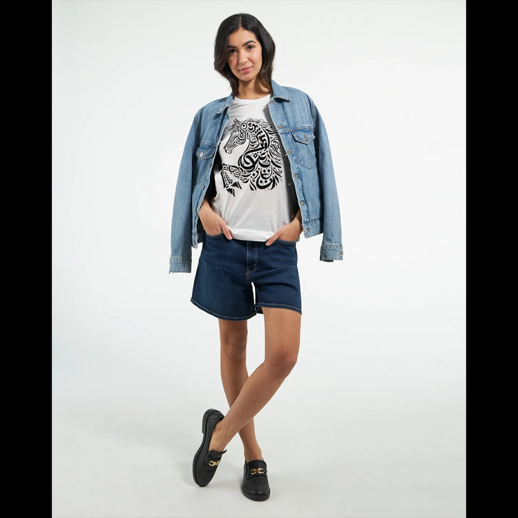 Eco-friendly unisex t-shirt with calligraphy design, made from sustainably produced Airlume cotton. A perfect choice for ethical streetwear brands, conscious fashion enthusiasts, and print-on-demand shops looking for clean DTG-ready surfaces and cultural depth.